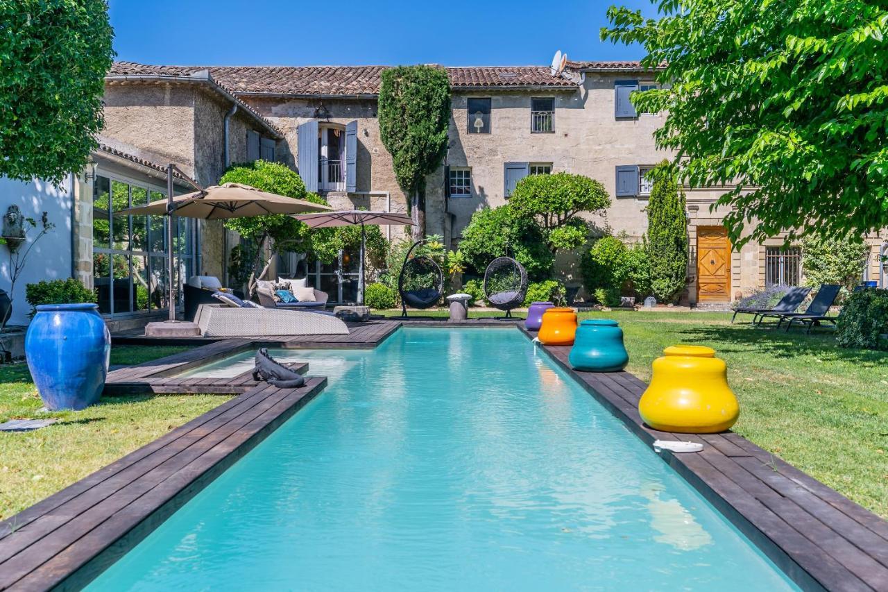 Mas Bleu Villa Sommieres Luaran gambar