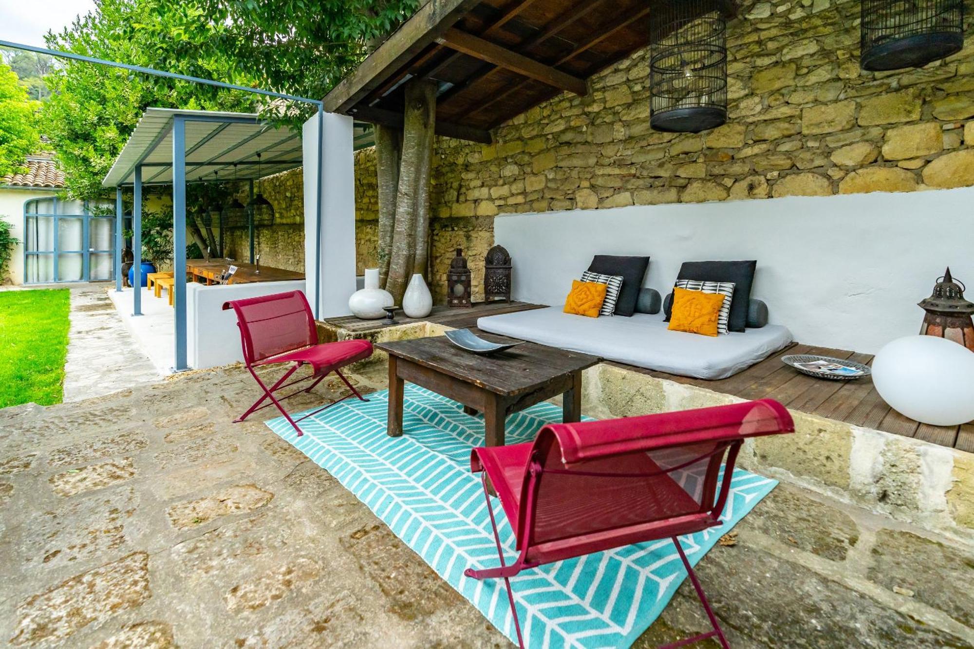 Mas Bleu Villa Sommieres Luaran gambar