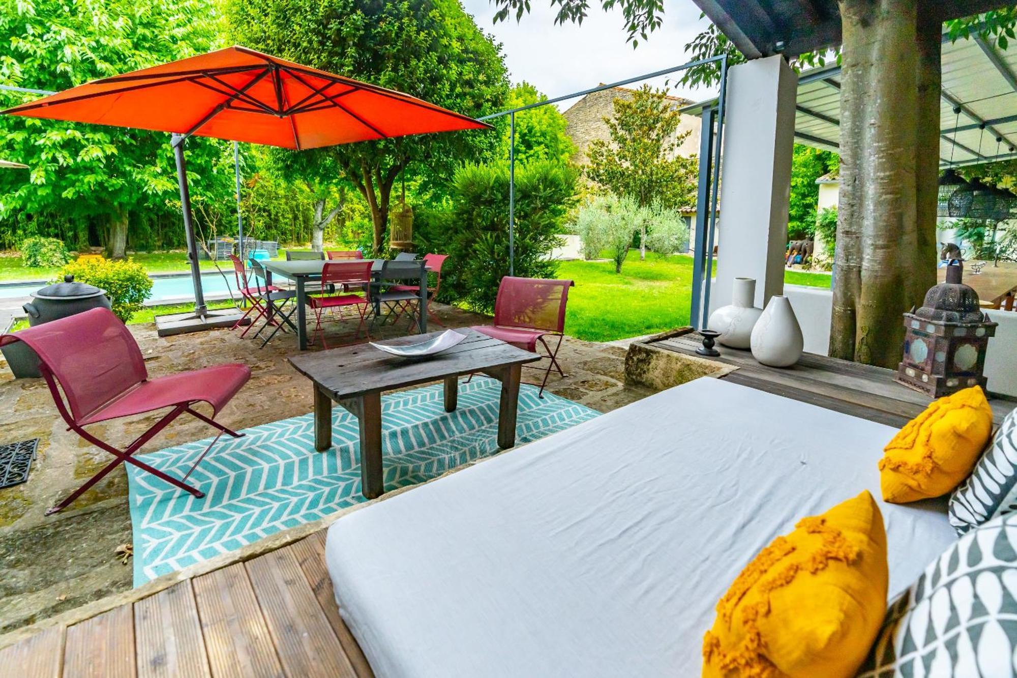 Mas Bleu Villa Sommieres Luaran gambar