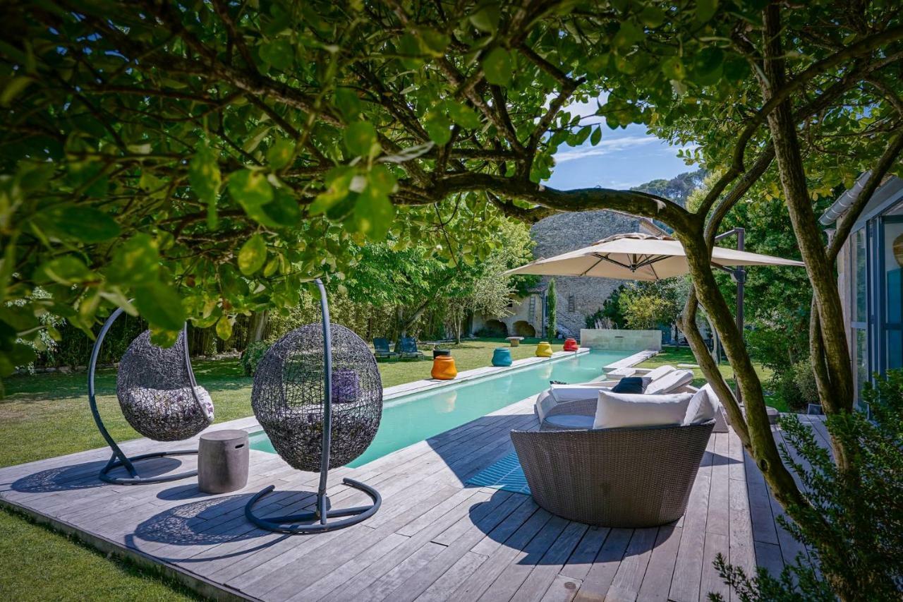 Mas Bleu Villa Sommieres Luaran gambar
