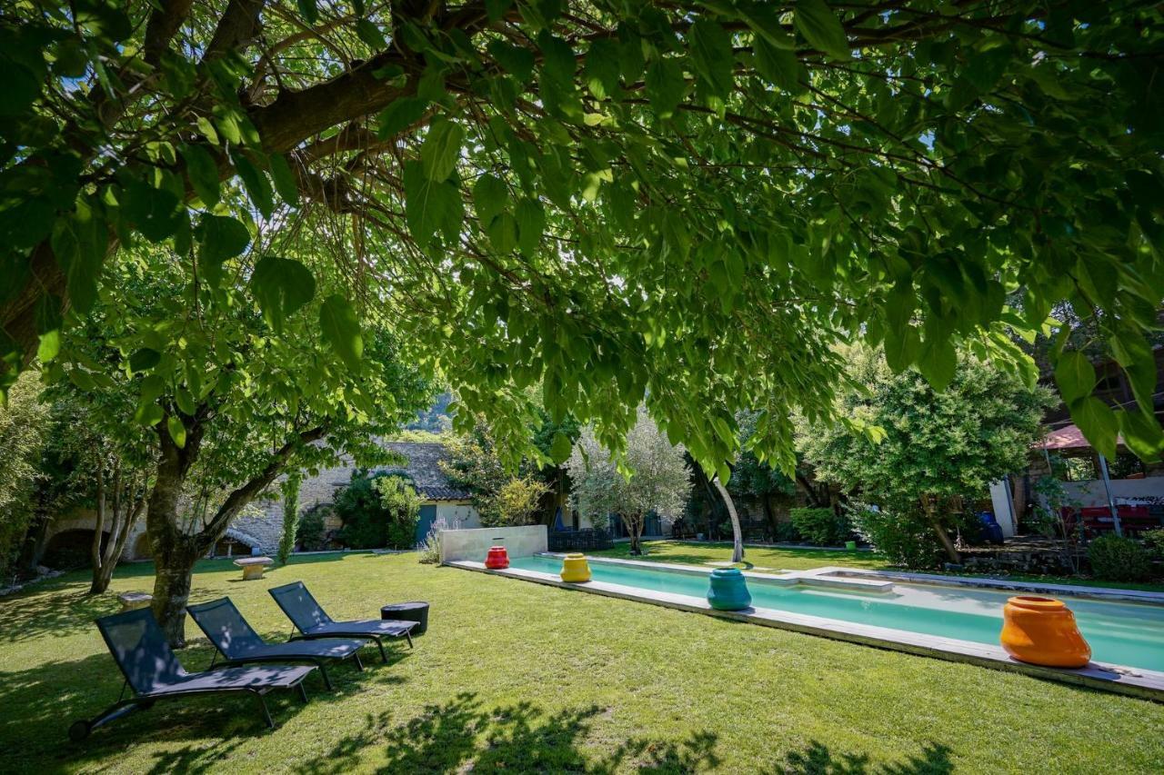 Mas Bleu Villa Sommieres Luaran gambar